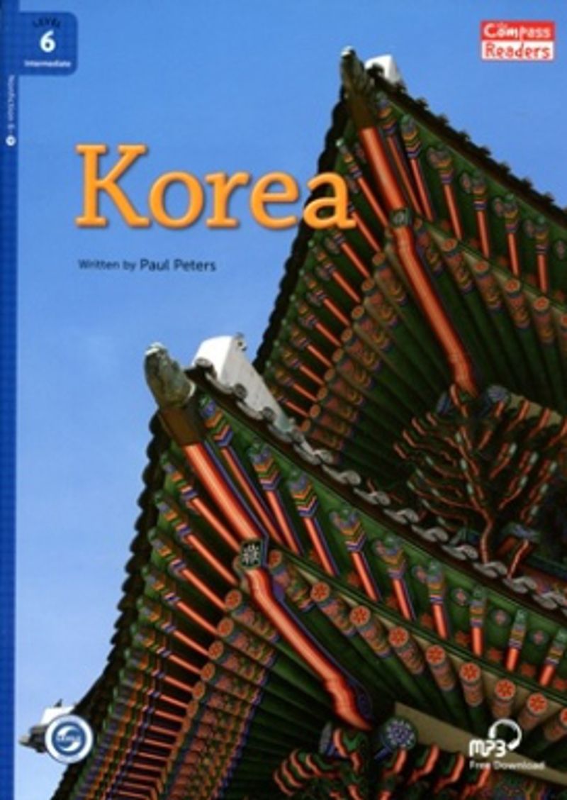 Korea +Downloadable Audio (Compass Readers 6) B1 kitap kapağı