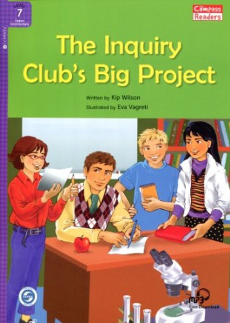 The Inquiry Club's Big Project +Downloadable Audio (Compass Readers 7) B2 kitap kapağı