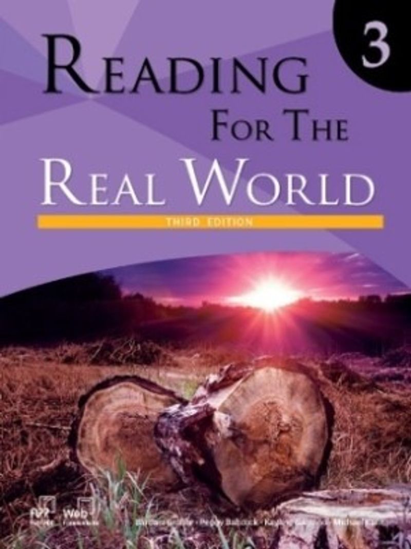 Reading for the Real World 3 +Online Access (3rd Edition) kitap kapağı