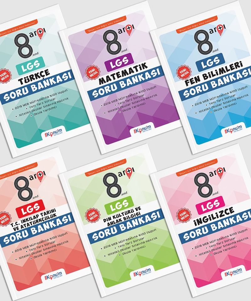 Yeni Nesil LGS 6'lı Soru Bankası Seti (2019 Yeni Müfredat) kitap kapağı