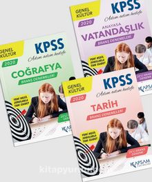 KPSS Genel Kültür Branş Denemeleri (20'li) (3 Kitap) kitap kapağı