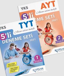 2021 YKS 10’lu Deneme Sınavı 1. ve 2. Oturum (5 TYT - 5 AYT) kitap kapağı
