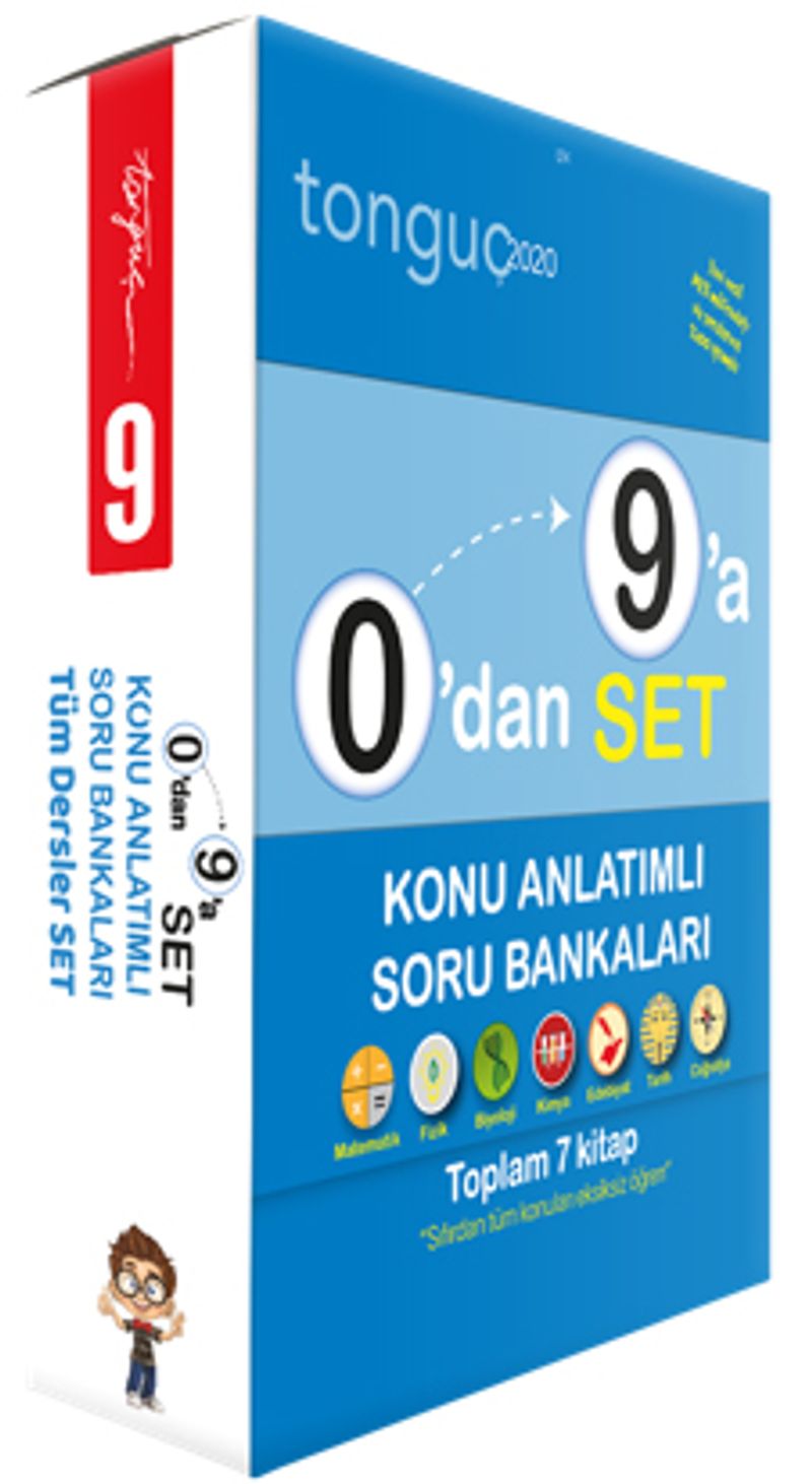 2020 0'dan 9'a Set Konu Anlatımlı Soru Bankaları kitap kapağı