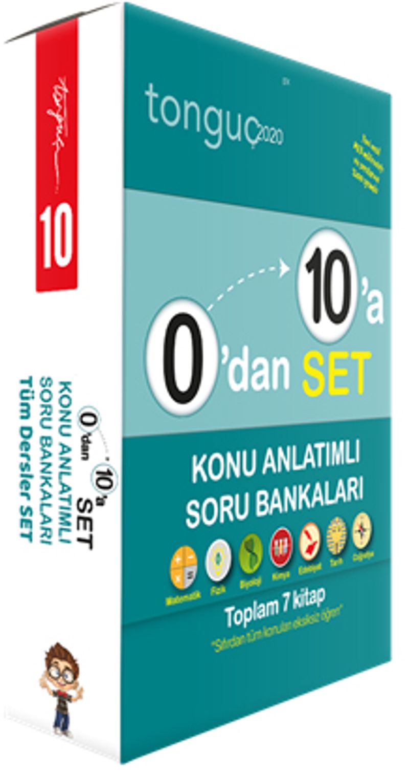2020 0'dan 10'a Set Konu Anlatımlı Soru Bankaları kitap kapağı