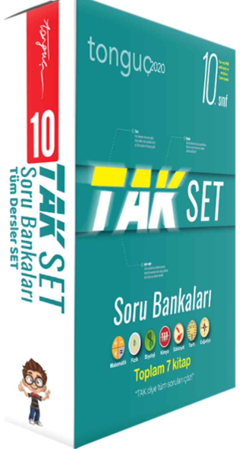 10. Sınıf TAK Tüm Dersler Seti (7 Kitap) kitap kapağı