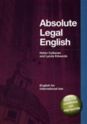 Absolute Legal English+Cd kitap kapağı