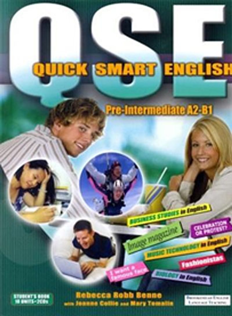 Quick Smart English A2-B1 Student's Book +2 CDs (Pre-Intermediate) kitap kapağı