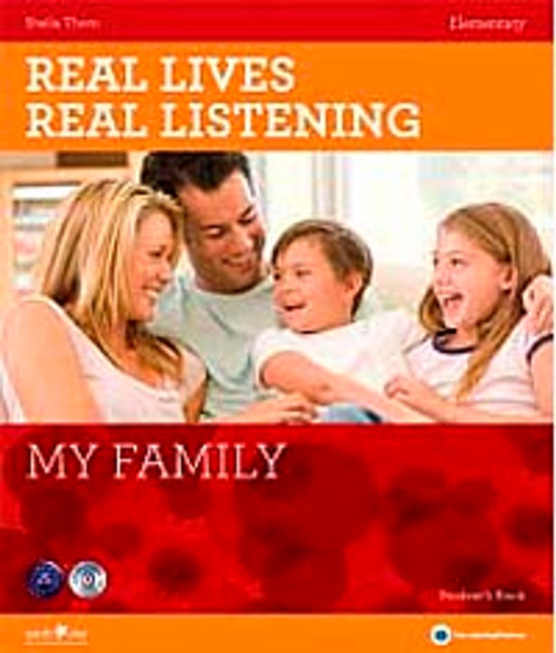 Real Lives, Real Listening: My Family+CD A2-B1 Elementary kitap kapağı