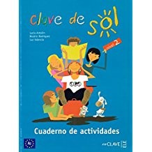 Clave de Sol 2 Cuaderno de actividades (Etkinlik Kitabı) 10-13 yaş İspanyolca Orta-Alt Seviye kitap kapağı