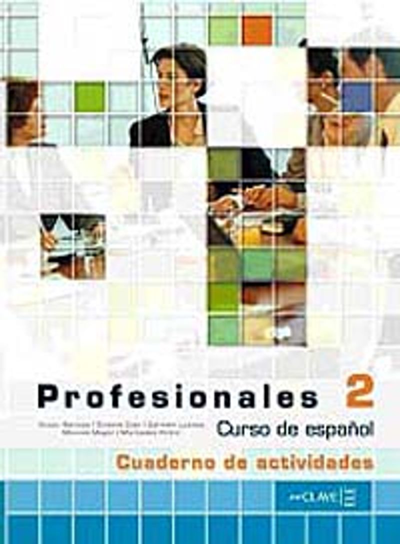 Profesionales 2 Cuaderno de actividades (Etkinlik Kitabı +Audio descargable) İspanyolca Orta Seviye kitap kapağı