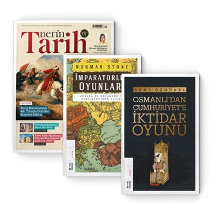 İmparatorluk Tarihi Seti (Derin Tarih Dergisi Hediyeli) (2 Kitap) kitap kapağı
