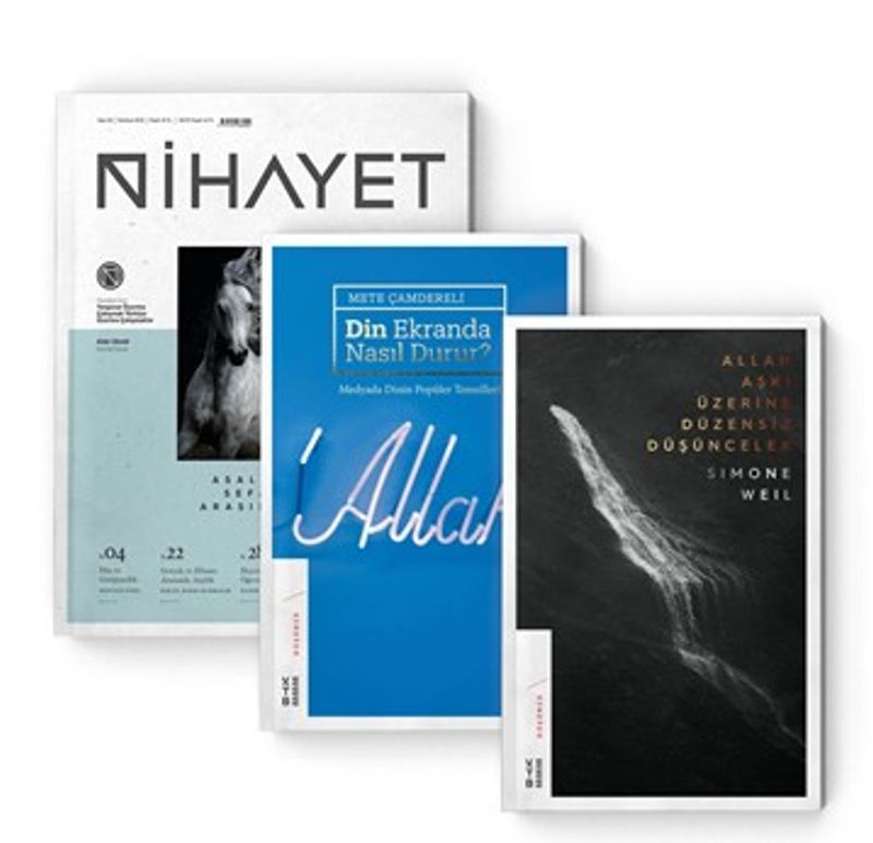 Düşünce Seti (Nihayet Dergisi Hediyeli) (2 Kitap) kitap kapağı