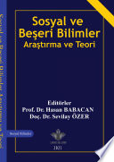 Sosyal ve Beşeri Bilimler Araştırma ve Teori kitap kapağı