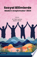 Sosyal Bilimlerde Modern Araştırmalar-2024 kitap kapağı
