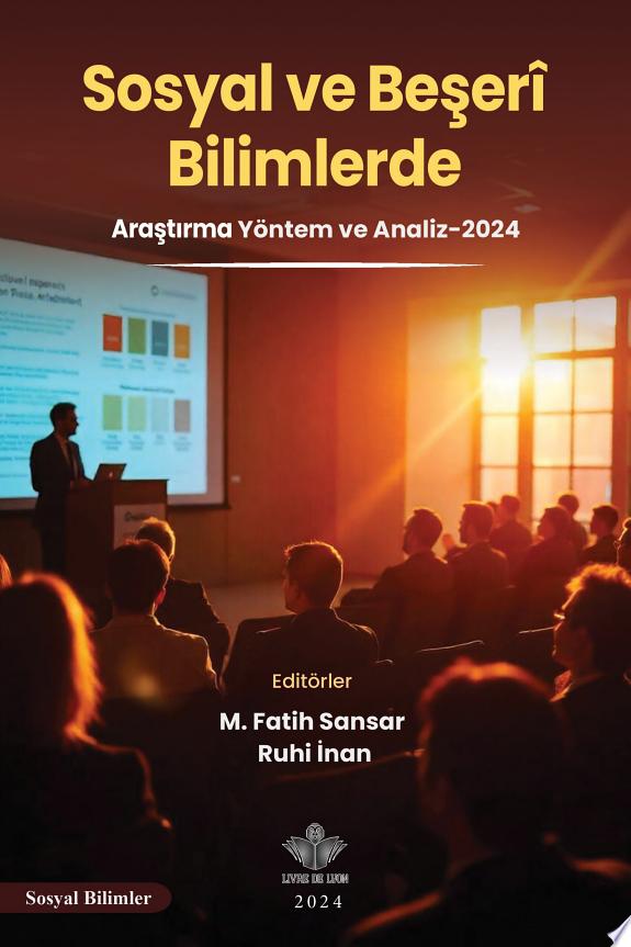 Sosyal ve Beşerî Bilimlerde Araştırma, Yöntem ve Analiz-2024 kitap kapağı