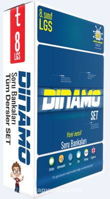 8. Sınıf Dinamo Tüm Dersler Soru Bankası Set kitap kapağı