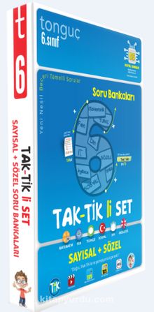 6. Sınıf Taktikli Tüm Dersler Soru Bankası Seti kitap kapağı