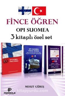 Fince Öğren Opi Suomea  3 Kitaplı Özel Set kitap kapağı