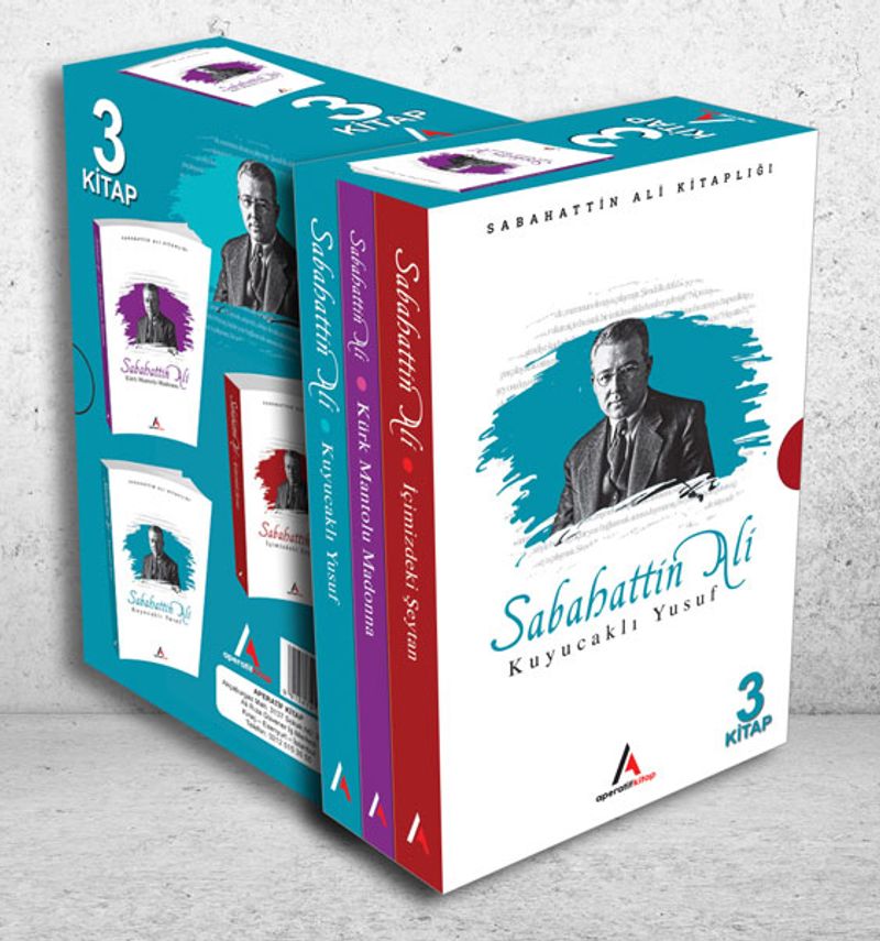 Sabahattin Ali Roman Seti (3 Kitap) kitap kapağı