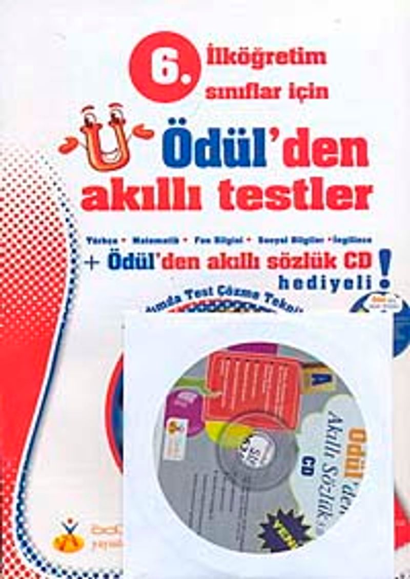 İlköğretim 6. Sınıf Ödül'den Akıllı Testler kitap kapağı