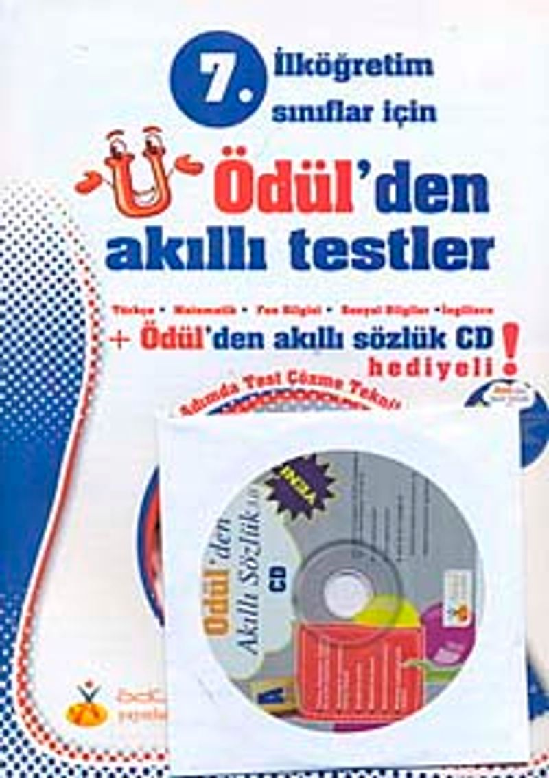 İlköğretim 7. Sınıf Ödül'den Akıllı Testler kitap kapağı