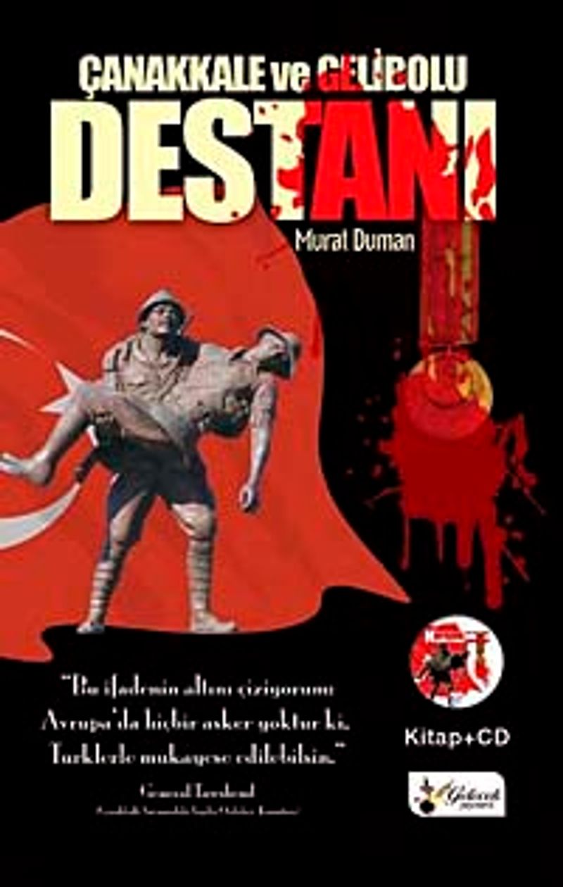 Çanakkale ve Gelibolu Destanı (Kitap+Cd) kitap kapağı