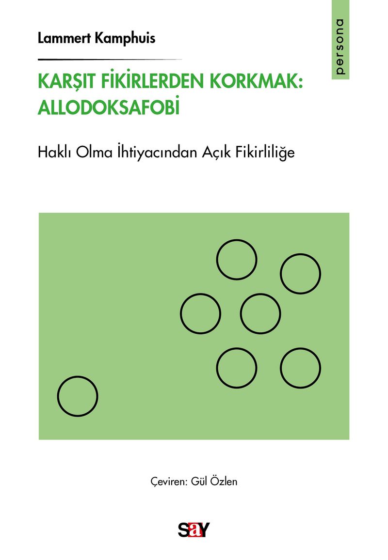 Karşıt Fikirlerden Korkmak: Allodoksafobi Haklı Olma İhtiyacından Açık Fikirliliğe kitap kapağı