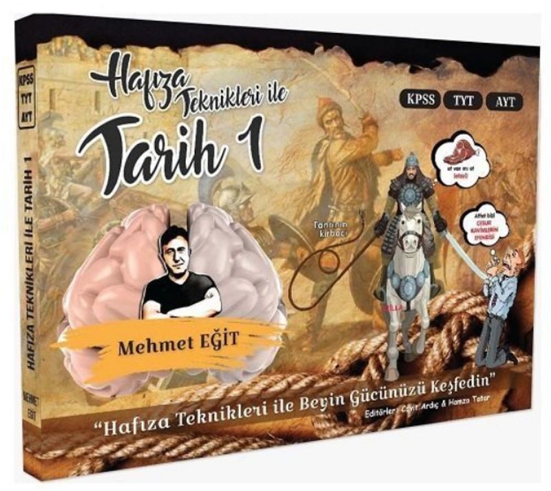 KPSS TYT AYT Hafıza Teknikleri İle Tarih 1 kitap kapağı