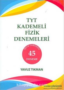 TYT Kademeli Fizik Denemeleri 45 Deneme kitap kapağı