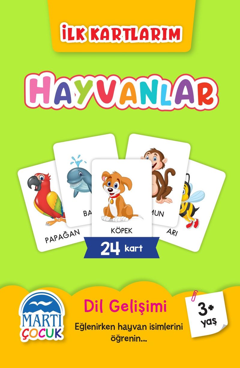 İlk Kartlarım - Hayvanlar kitap kapağı