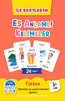 İlk Kartlarım - Eş Anlamlı Kelimeler kitap kapağı