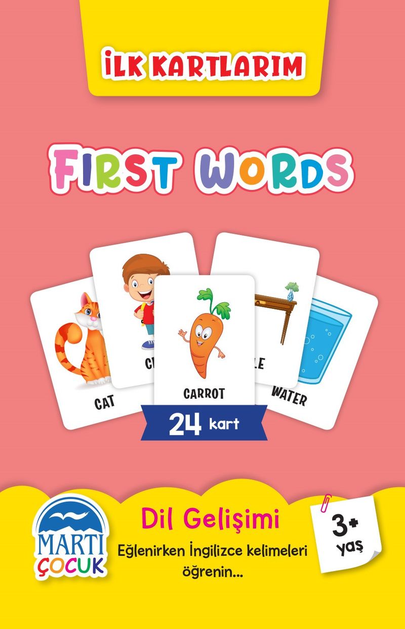 İlk Kartlarım - First Words kitap kapağı