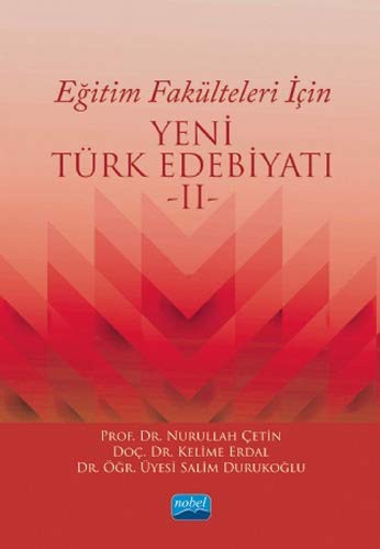 Eğitim Fakülteleri İçin Yeni Türk Edebiyatı 2 kitap kapağı