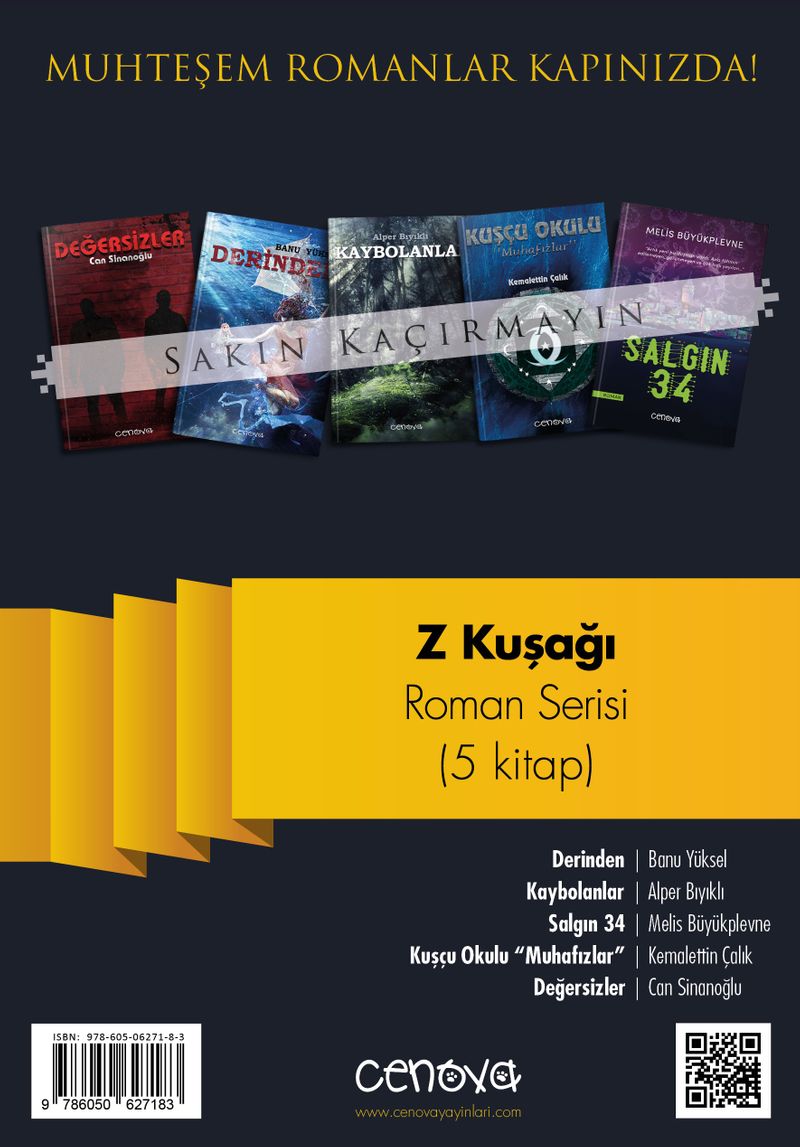 Z Kuşağı Roman Serisi 5 kitap kitap kapağı