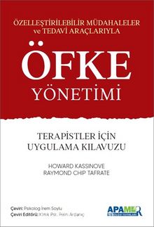 Öfke Yönetimi & Terapistler için Uygulama Kılavuzu kitap kapağı