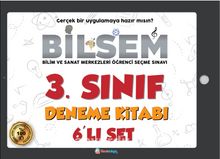 Bilsem 3.Sınıf Deneme Kitabı kitap kapağı