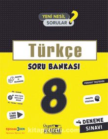 8. Sınıf Türkçe Soru Bankası kitap kapağı