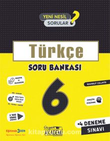 6. Sınıf Türkçe Soru Bankası kitap kapağı