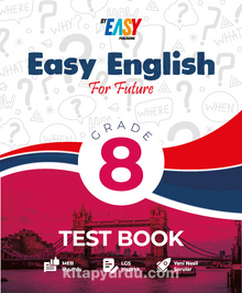 Grade 8 Easy English Test Book kitap kapağı