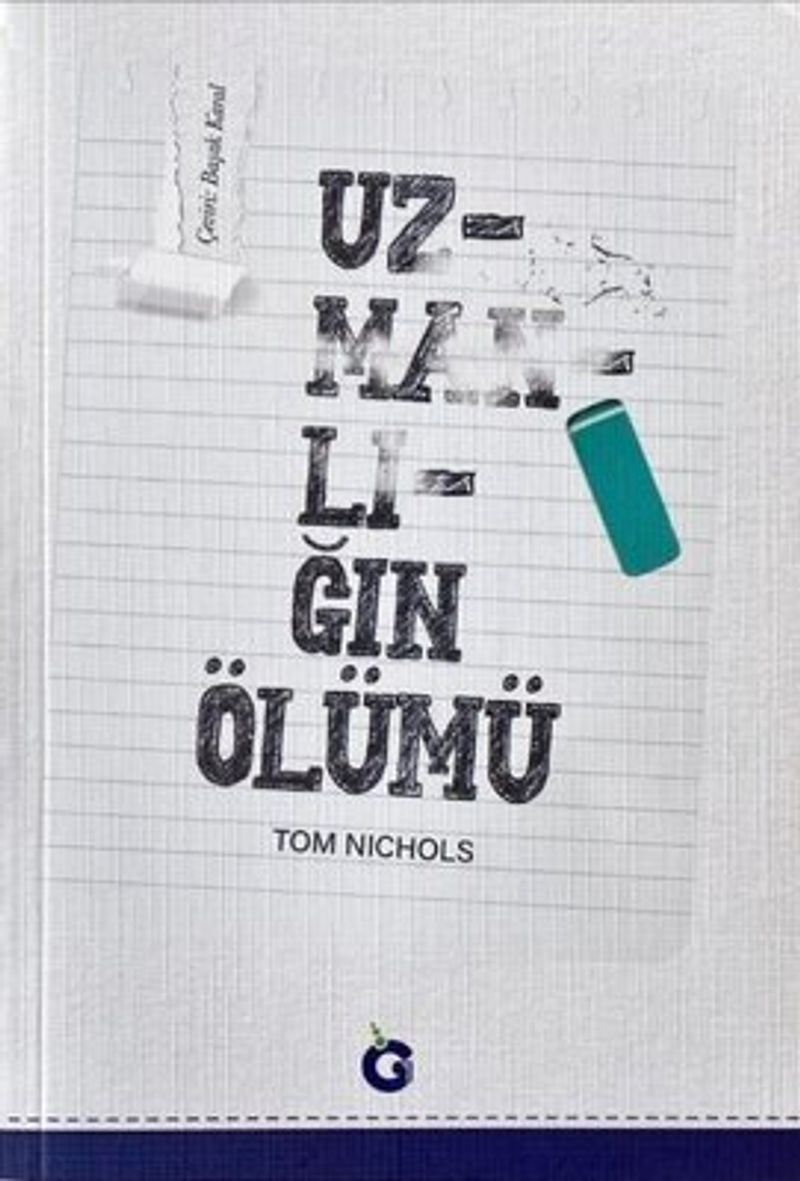 Uzmanlığın Ölümü kitap kapağı