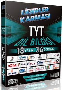 2022 Liderler Karması TYT Dil Bilgisi Denemeleri -18 Yayın 36 Deneme kitap kapağı