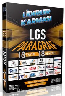 2022 Liderler Karması LGS Paragraf Denemeleri 18 Yayın 18 Deneme kitap kapağı