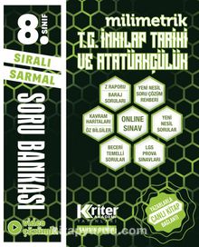 8. Sınıf LGS Sıralı Sarmal Milimetrik T.C. İnkılap Tarihi ve Atatürkçülük Soru Bankası kitap kapağı