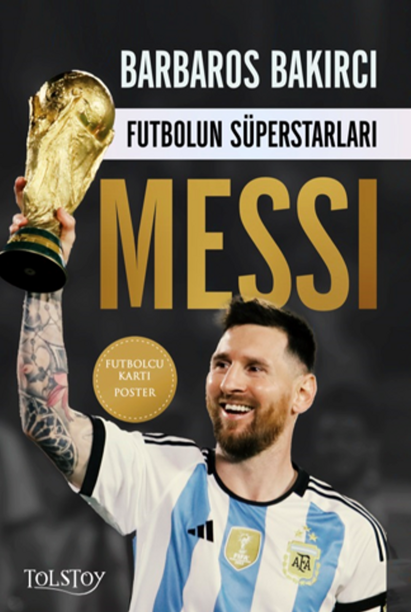 Futbolun Süperstarları - Messi kitap kapağı