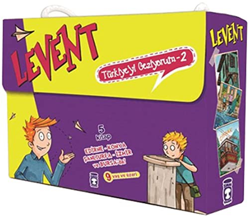 Levent Türkiye'yi Geziyorum -2 (5 Kitap Set) kitap kapağı