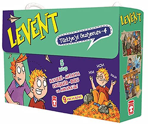 Levent Türkiyeyi Geziyorum 4 (5 Kitap Set) kitap kapağı