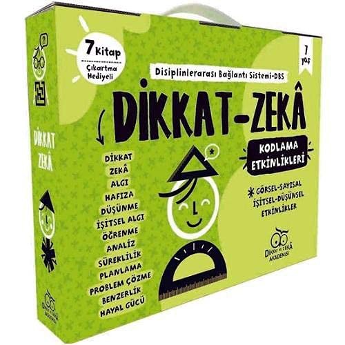 Dikkat - Zeka 1. Sınıf Seti - 7 Yaş (7 Kitap) kitap kapağı