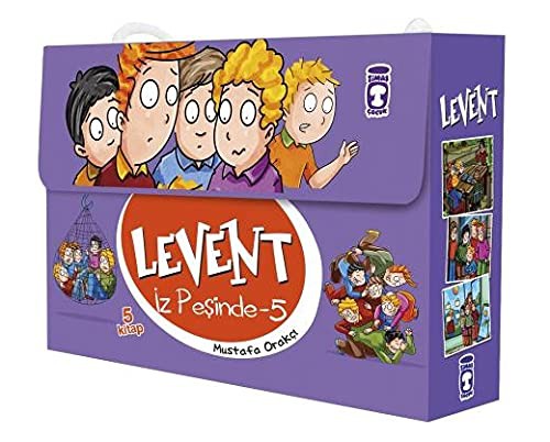 Levent İz Peşinde 5 Set (5 Kitap) kitap kapağı