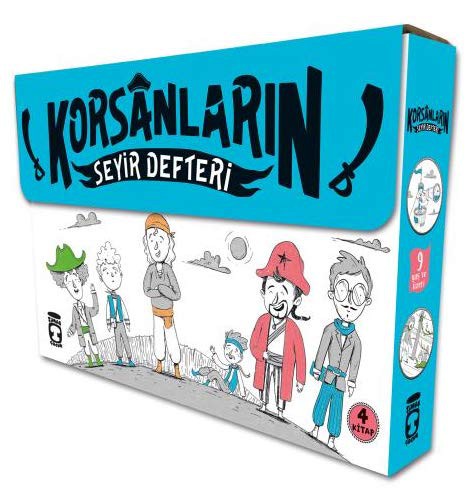 Korsanların Seyir Defteri Set (4 Kitap) kitap kapağı