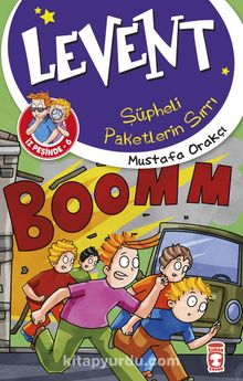 Şüpheli Paketlerin Sırrı / Levent İz Peşinde 6 kitap kapağı